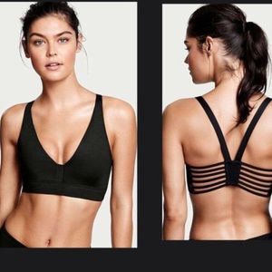 Victoria's Secret Black Strappy Back Bralette